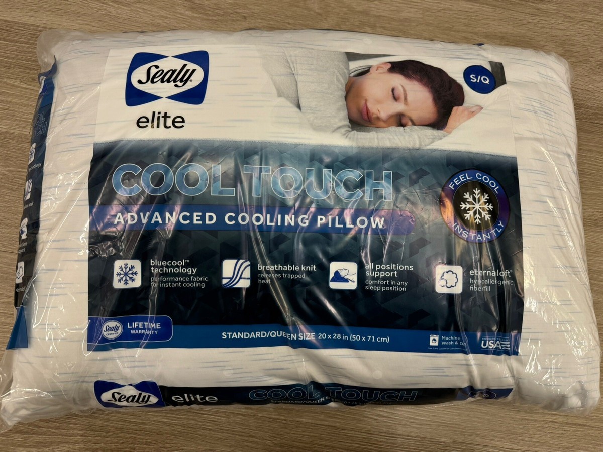 Sealy Cold Pillow Walmart Mainstays Cooling Bed Pillow, S/Q, White