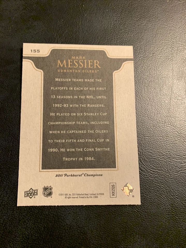 Zz 2011/12 Parkhurst champions redemptions￼ #155 Mark Messier Edmonton Oilers - Image 2 of 2