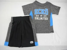 Toddler/Boys Ecko Unltd. $28/$32 Short Sleeve Shirt & Shorts 2PC Set Sz 2T - 5/6