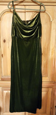 Revelry Green Velvet Bridesmaid Dress Size 18