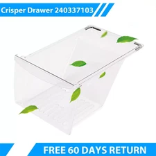 Fridge Refrigerator Clear Crisper Drawer Pan Replacement For 240337103 PS429854