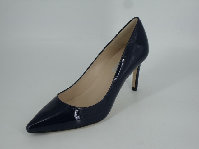 navy patent court shoes size 5