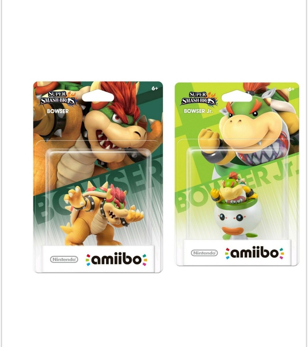 wiiU+ソフトセット+amiibo付き! Super Smash Bros SSB BOWSER and BOWSER Jr amiibo Nintendo