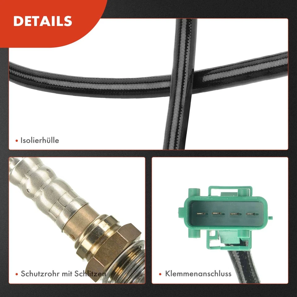 Sonda lambda sonda regolazione prima catalizzatore per Citroen C2 C3 I II Nemo Fiat Peugeot 206 207 - Immagine 2 di 4