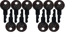 Fits #95 EZ Go Noland Golf Cart Replacement Key *10 Pack*