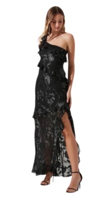Astr The Label Andrea Dress in Black - Size S