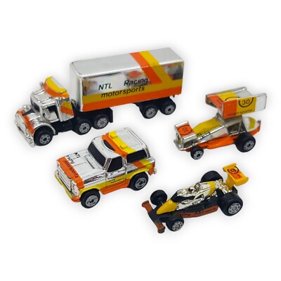 Micro Machines Set NTL Racing Motorsports Galoob 1983 Rarität Gold UK Modelle