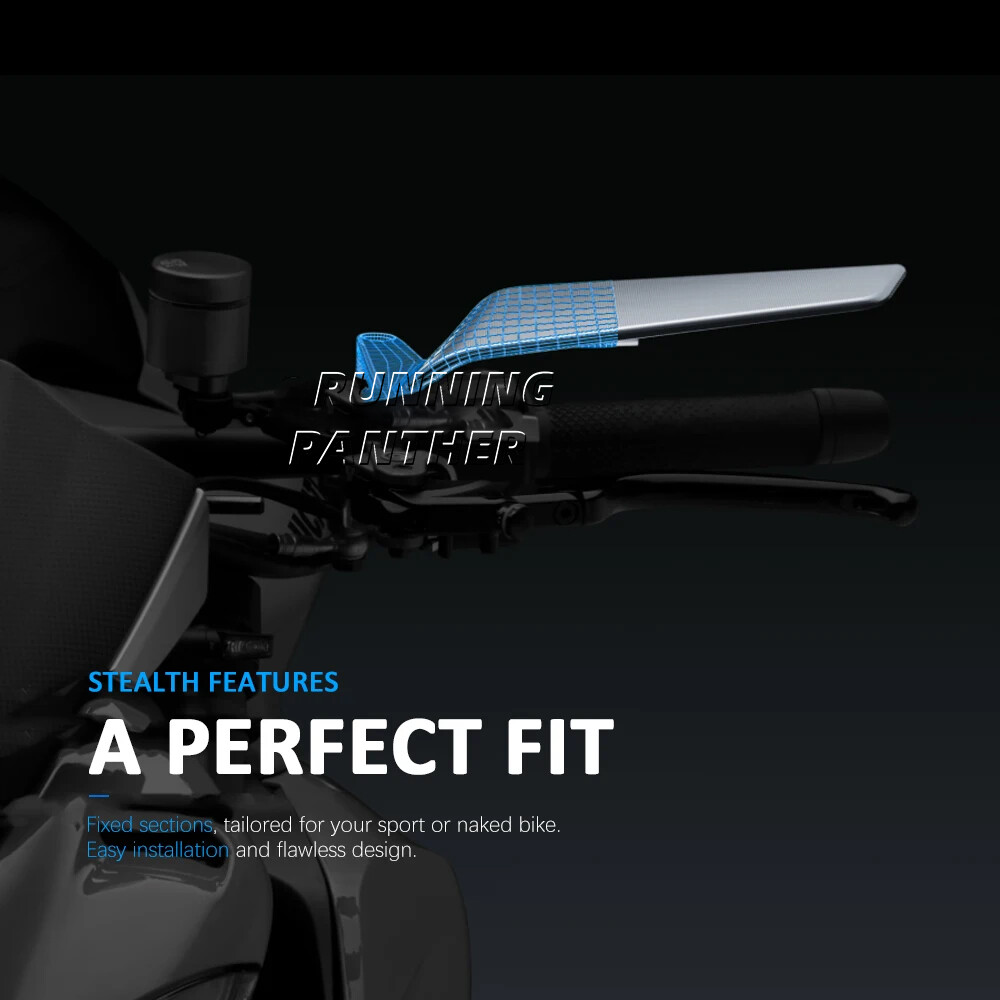 For DUCATI Hypermotard 950 SP Rearview Mirrors Rotating Adjustable
