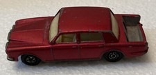 Vintage Matchbox Series No. 24 Rolls Royce Silver Shadow Red Diecast Car England