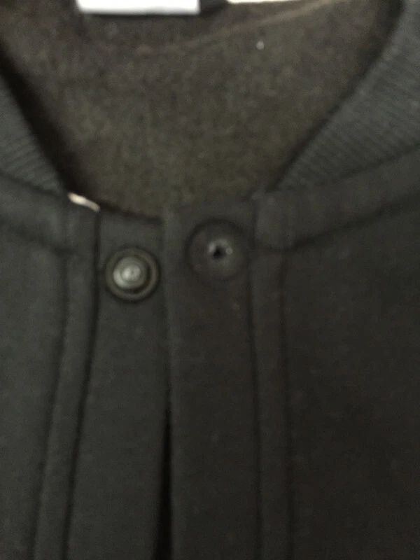 Jaqueta de beisebol atlética estilo PUMA para meninos, preta, 128 FALHA - Imagem 4 de 4