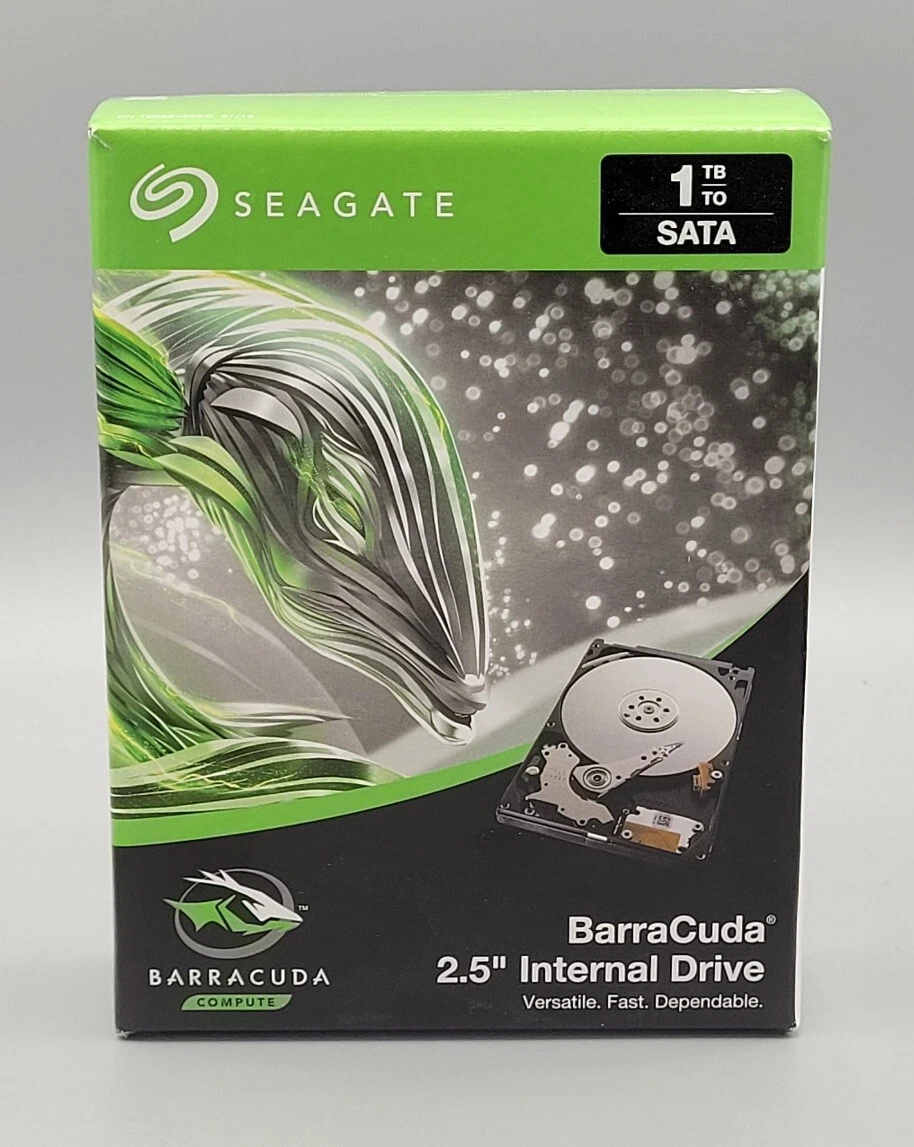 SEAGATE BarraCuda 1To HDD 2.5'' 5400rpm SATA3 6Gbs 128Mo Cache  (ST1000LM048) compatible PS4 avec Quadrimedia