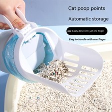 Upgrade Widen Cat Litter Shovel Scoop With Refill Bags Large Cat Litter Box Self