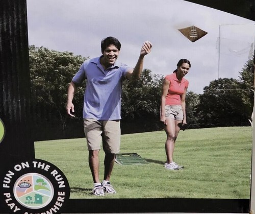 LED Light up Portable 20 x 10" Football Bean Bag Toss Game by Triumph Sports - Picture 3 of 5