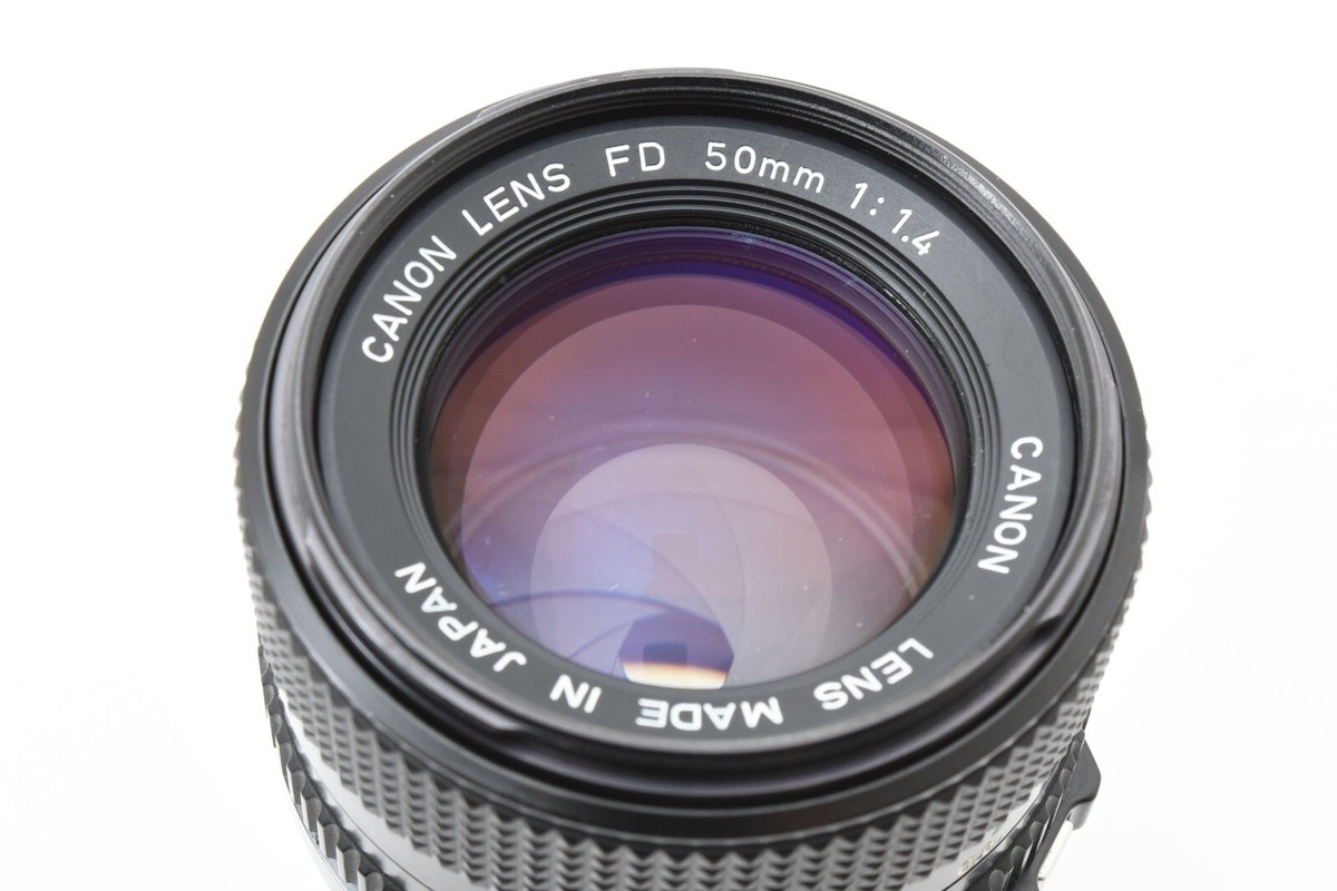 Canon LENS FD 50mm 1:1.4 (美品） Canon LENS FD 50mm f1-1.4 美品 Canon New FD 50mm f/1.4