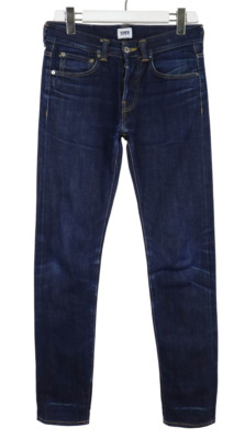 Edwin Slim Tapered Herrenjeans W29/L34 Knopf Fly Taschen Neu Schnurrhaare
