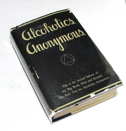 ALCOHOLICS ANONYMOUS 2nd Edition, 16th Printing, 1974, HC w/dj, w/ receipt, VG - Picture 1 of 18
