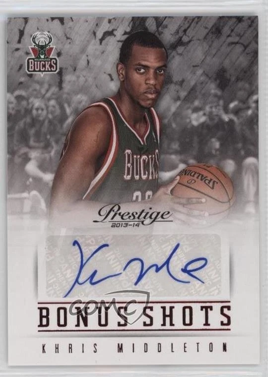 Khris Middleton Basketball Autographed Sports Trading Cards