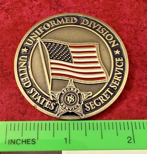 US SECRET SERVICE CHALLENGE COIN - UNIFORMIERTE DIVISION - WH/FM/MARINE OBSERVATORY - Bild 3 von 4