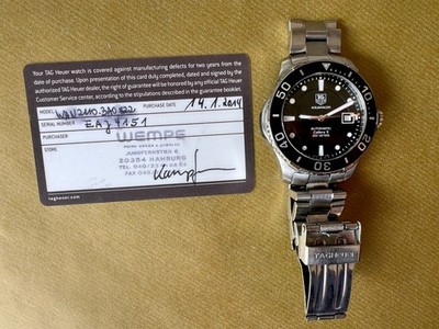Original  Tag Heuer Aquaracer  Calibre 5 Automatic  300M