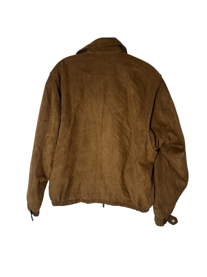 Boca Classics мужской коричневый молнии куртка размер средний - Изображение 2 из 4