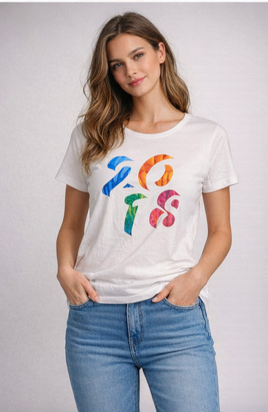 Gold Coast 2018 Commonwealth Games Graphic T-Shirt Size 14 White Souvenir Tee Co