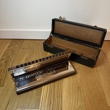 Hohner Armonica a Bocca Cromatica Basso Armonica Professionale Rarità