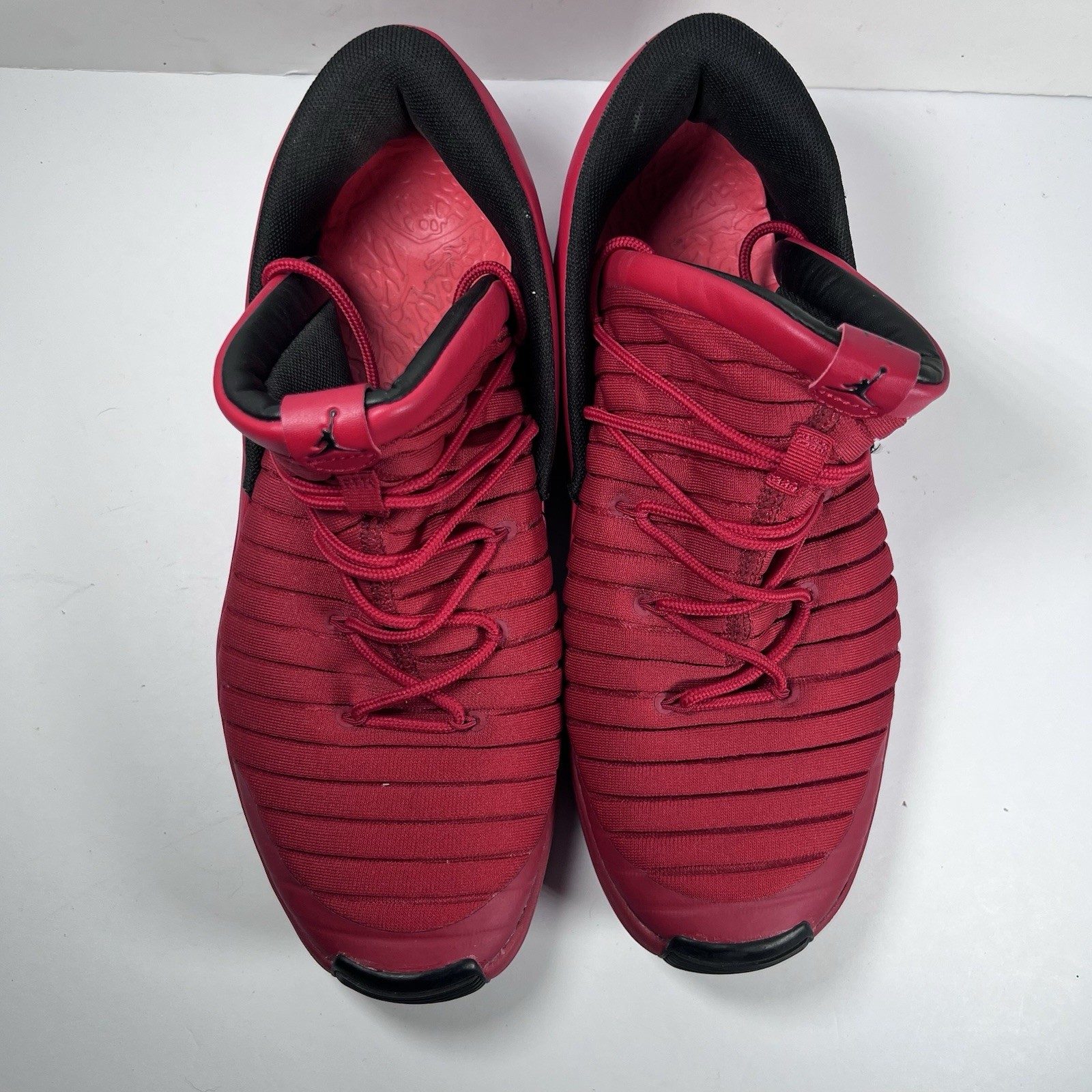 Nike Jordan Flight Luxe Triple Red Lace Up Athletic Shoes Sneakers Men's Size 9 thumbnail 6