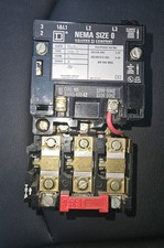 Square D, Size 0, Magnetic Starter, 3-phase, 120 V Coil, B10.2 Overloads, Used