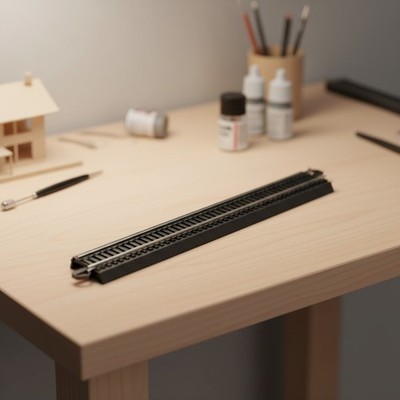 Bachmann HO Scale Snap-Fit E-Z Track 9  Straight Track   4 Pack with Steel Alloy