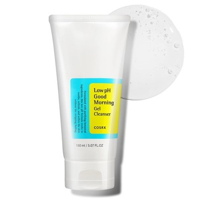 COSRX Low pH Good 5.07 Fl Oz (Pack of 1), Morning Gel Cleanser 