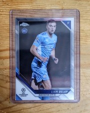 LIAM DELAP 2021-22 Rookie Card Topps Chrome UEFA Champions League #114 Man City. rookie card picture