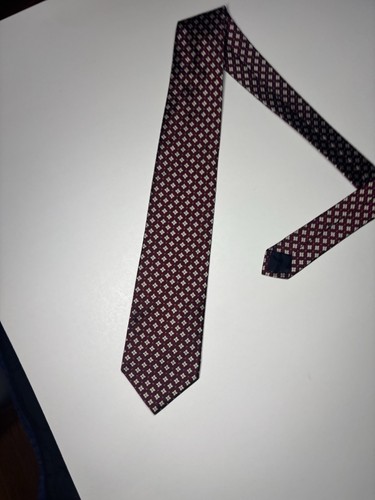 "Corbata Brooks Brothers roja geomwtric nueva con etiquetas (nueva con etiquetas) 58,5""" - Imagen 5 de 7