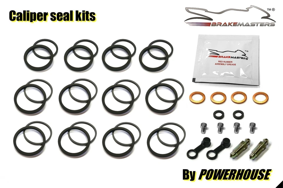 Suzuki GSXR1000 K1 2001 front brake caliper service components seals Foto 2 de 4