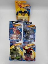 Hot Wheels Superstar Speeders Marvel Dc X-men Spider-man Batman Hulk Flash 5 Car