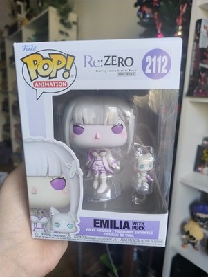Funko Pop Re:Zero - Emilia with Puck #2112 | NEW OVP