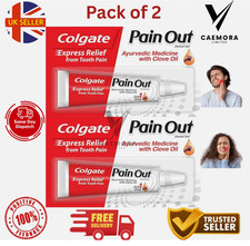 Colgate Pain Out Ayurvedic with Clove Oil Exp Relief from ToothPain X 2 (20g)