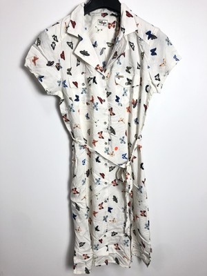 Khujo women's summer dress model: Annerose white L
