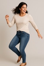 M Jeans By Maurices Limitless Jeggings Size Regular High Rise Button
