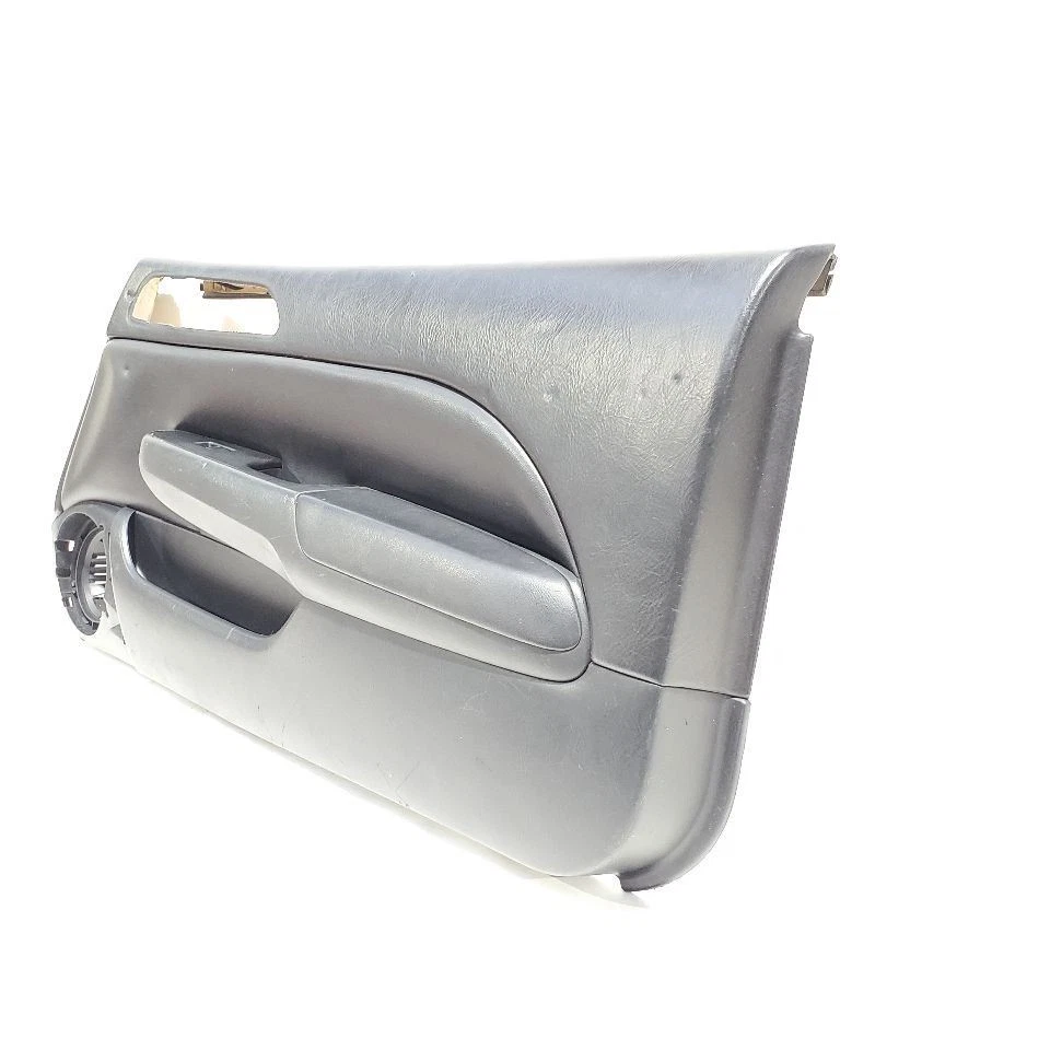 Panel de moldura de puerta delantera derecha Honda Prelude 2000 OEM desnudo sin interruptor de manija negro Foto 3 de 4