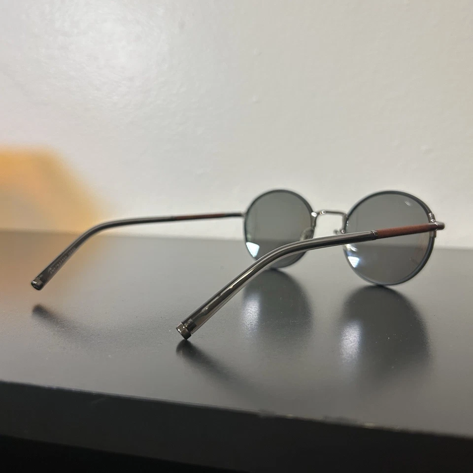 shwood sunglasses Hawthorne Acetate Black Chrome Mahogany  - Image 3 of 4