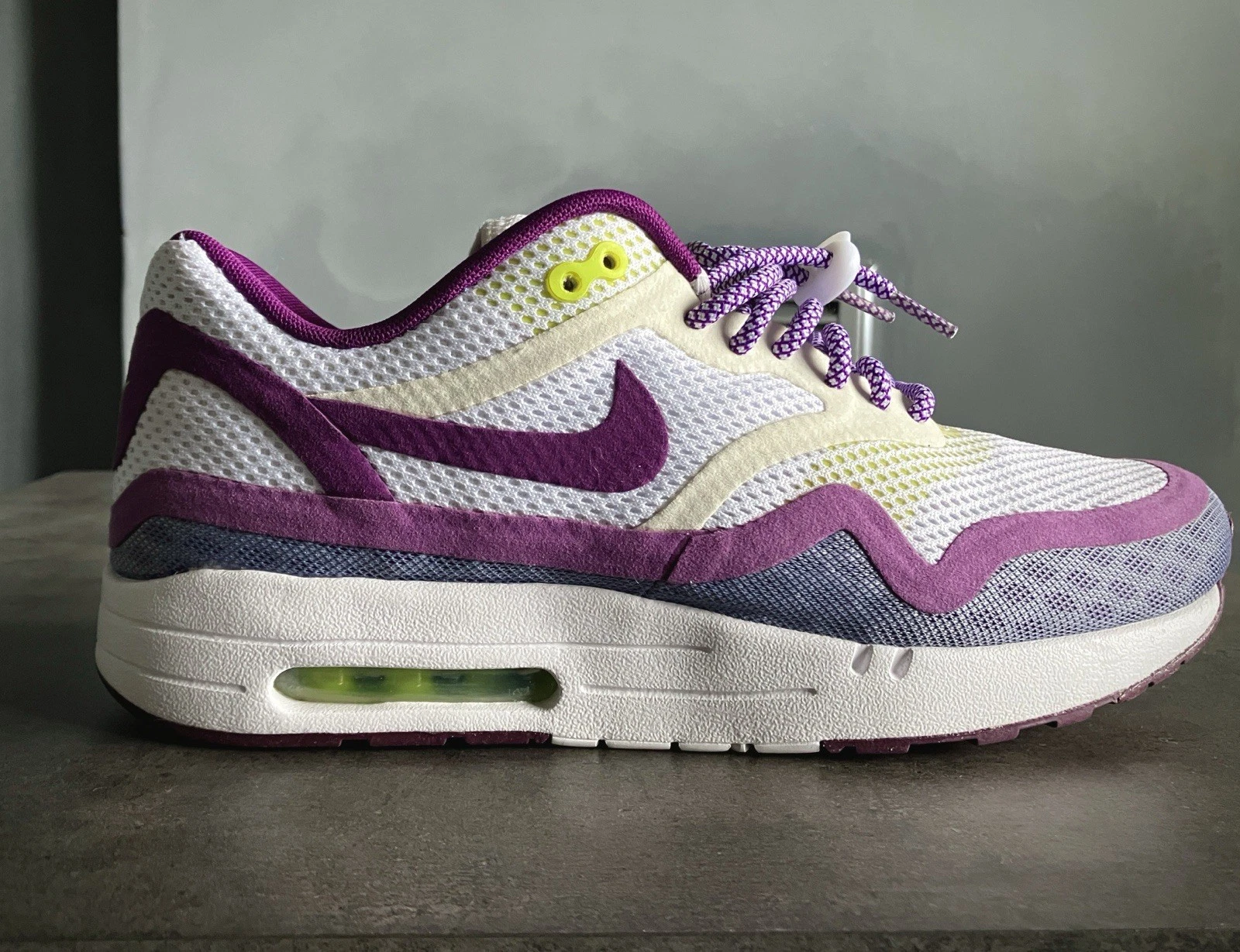 Nike Air Max 1 Breeze White Grape UK 8