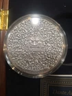 Dantes Alighieri's Inferno 5oz Silver Coin High Relief 0.999 In Capsule Rare COA