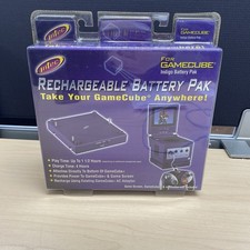 Brand NEW Intec Nintendo GameCube Indigo Rechargeable Battery Pak - Sealed