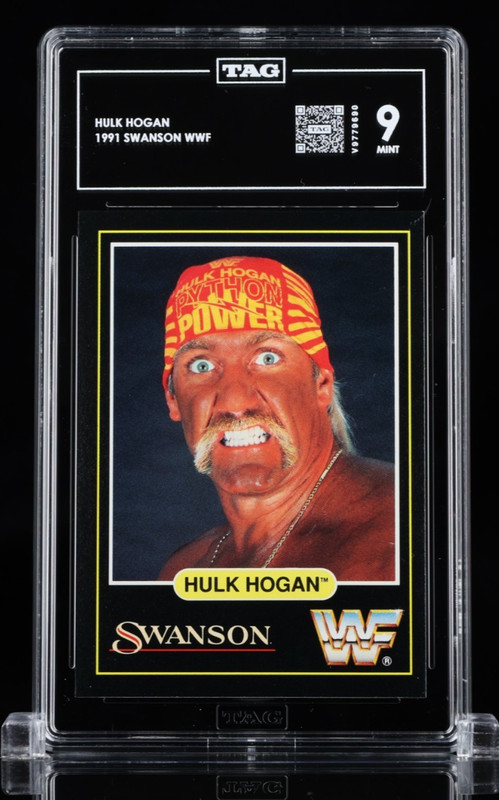 1991 Swanson WWF Hulk Hogan PSA 9 MINT Low Pop.