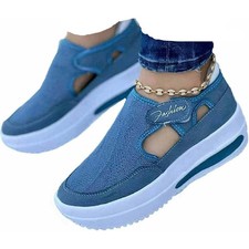 Women's Orthopedic Shoes,Casual Breathable Mesh Flat Sneakers,Round Toe 5.5 36 