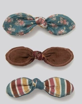Matilda Jane 3-Piece Clip on Hair Bow Hairbow Set - New Matches Afina Top