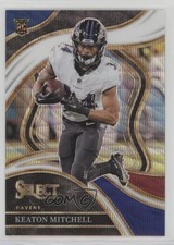 2023 Panini Select Club Level Tri-Color Prizm 3/149 Keaton Mitchell #246 0k8f