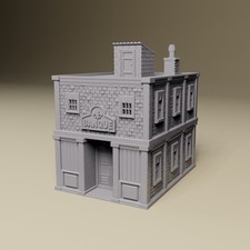 Coastal Bank - WWII tabletop wargaming terrain - 28mm, 20mm, HO, 15mm Scale