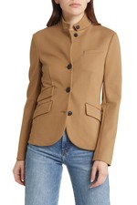 NWT Rag  Bone Slade Ponte Blazer Size 6 Camel 9H602