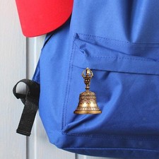 Weihnachtsglocke aus Bronze, Bronze, Handwerk, laute Handglocke aus Messing